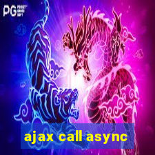 ajax call async